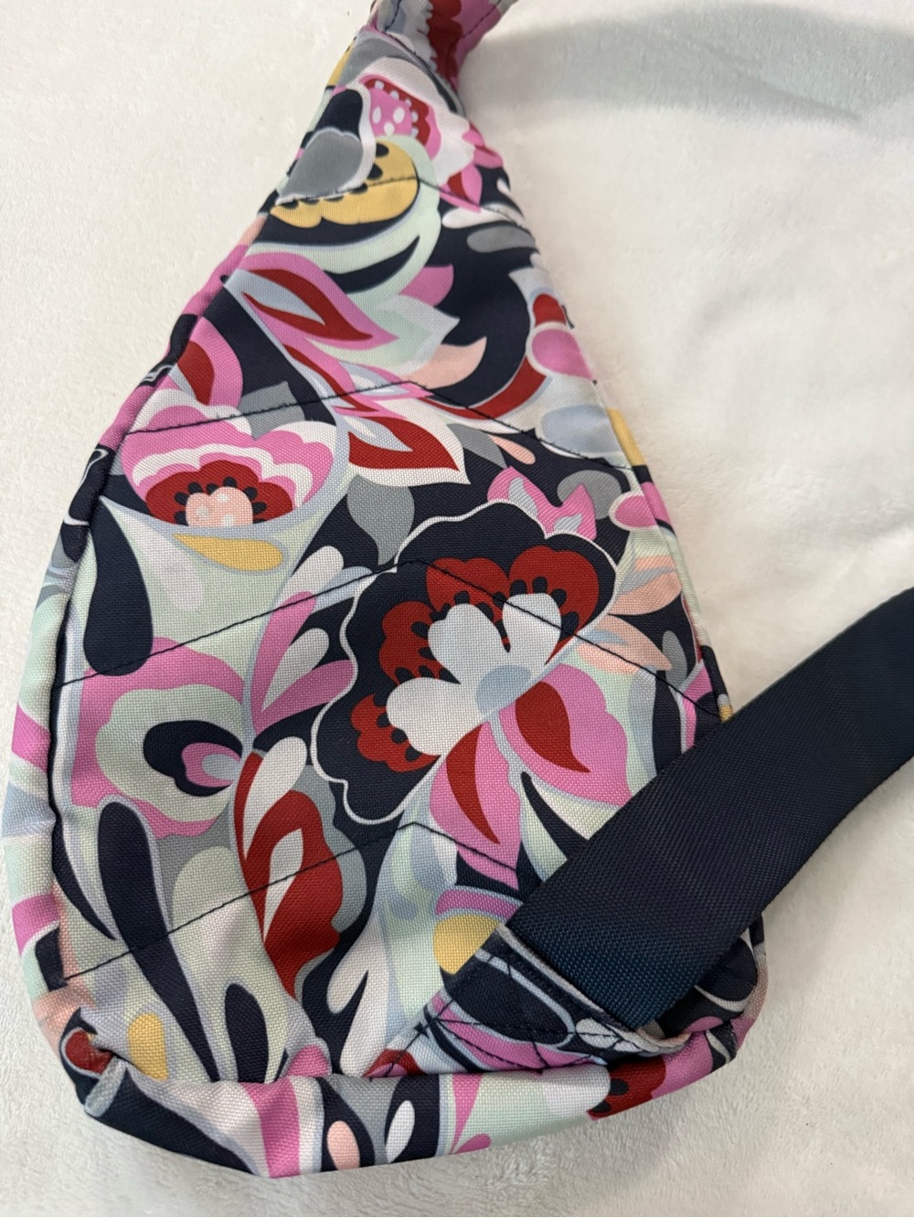 Vera Bradley Crossbody Sling Essential Backpack Floral Purse Compact - Picture 3 of 8